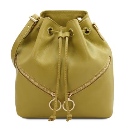 Γυναικεία Τσάντα Ώμου Δερμάτινη TL142360 - Πράσινο