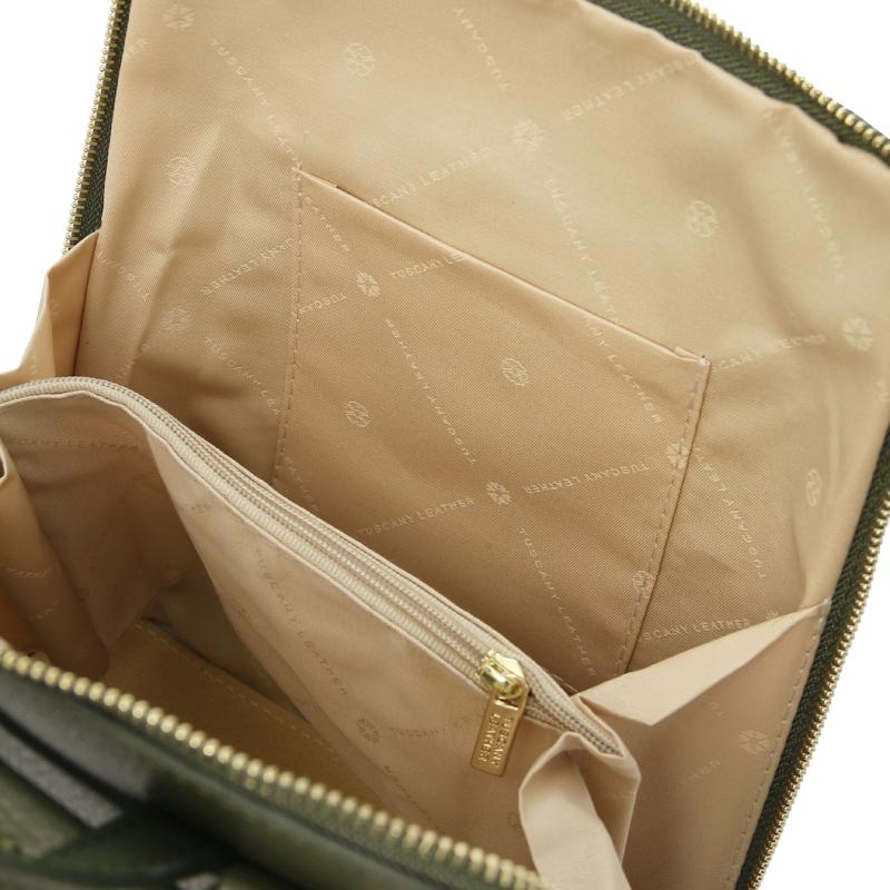 Γυναικεία Πολυμορφική Τσάντα Δερμάτινη tl142092   Κυπαρισσί   Εσωτερικό 