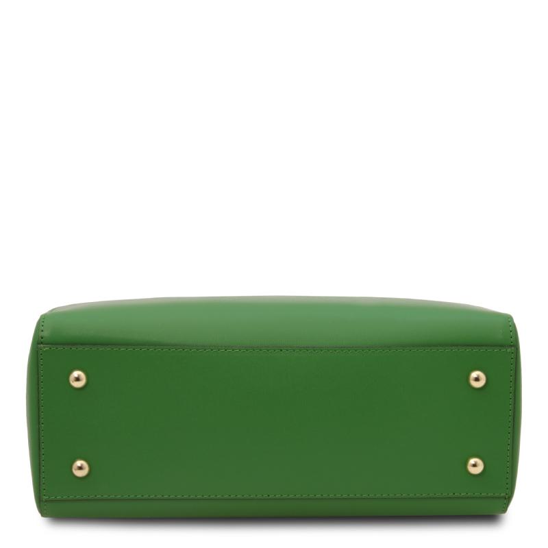 Γυναικεία τσάντα δερμάτινη Aura - TL141434 - Πράσινο - Κάτω Όψη