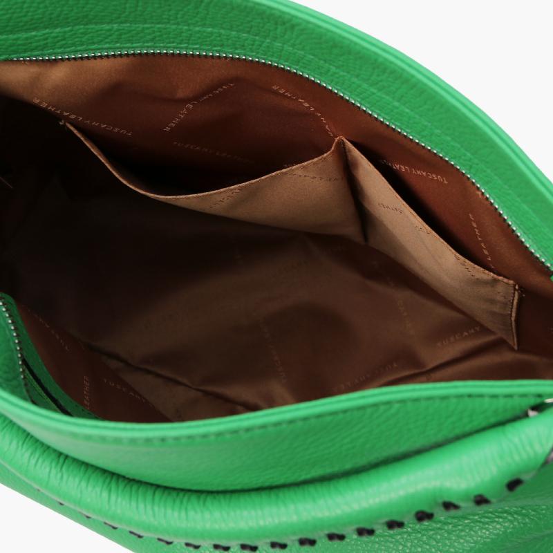 Γυναικεία τσάντα δερμάτινη   tl142087   Πράσινο   Εσωτερικό