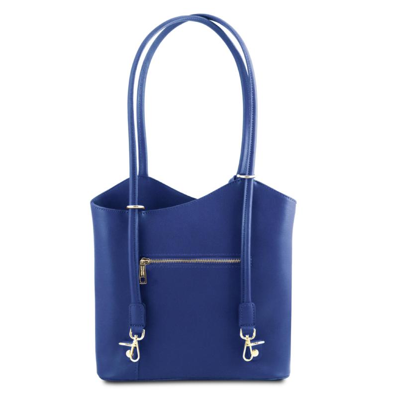 Γυναικεία τσάντα ώμου / πλάτης TL141455 - Μπλε - Πίσω όψη