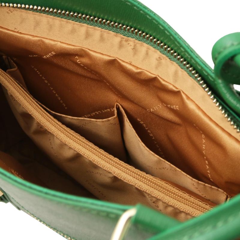 Γυναικεία τσάντα ώμου / πλάτης TL141455 - Πράσινο - Εσωτερικό