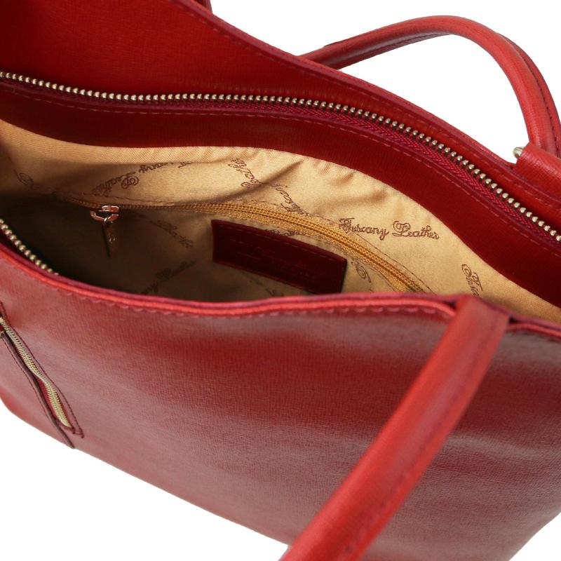 Γυναικεία τσάντα ώμου / πλάτης tl141455   Κόκκινο   Εσωτερικό