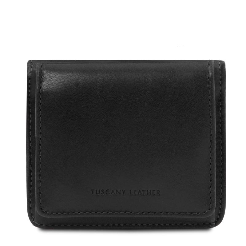 Unisex πορτοφόλι δερμάτινο TL142059 - Μαύρο
