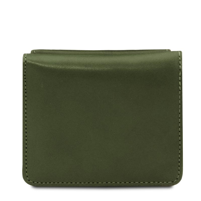 Γυναικείο πορτοφόλι δερμάτινο tl142059   Πράσινο   Πίσω όψη
