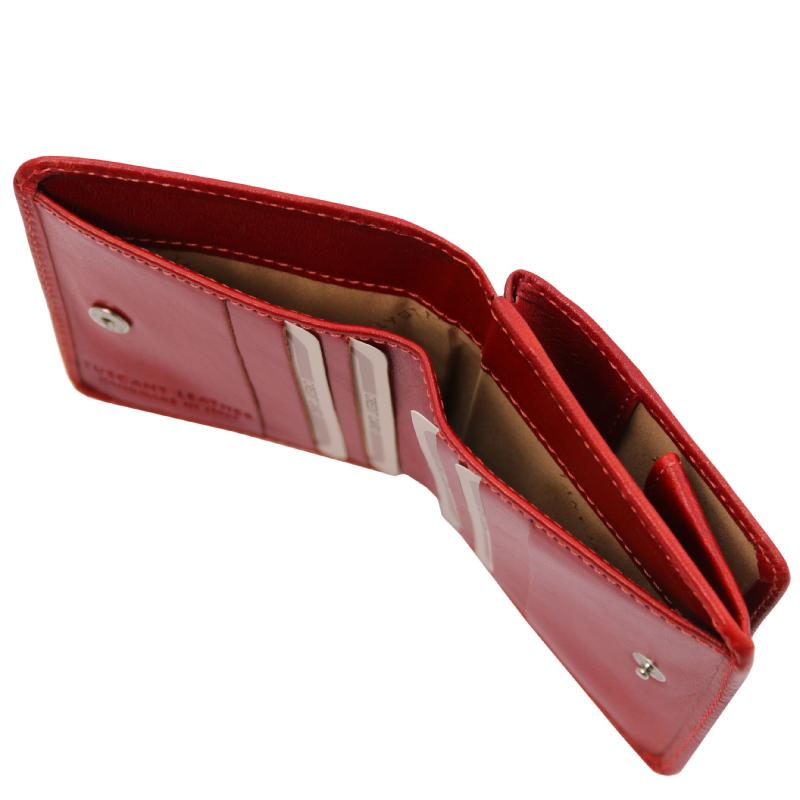 Γυναικείο πορτοφόλι δερμάτινο tl142059   Κόκκινο   Λεπτομέρεια(2)