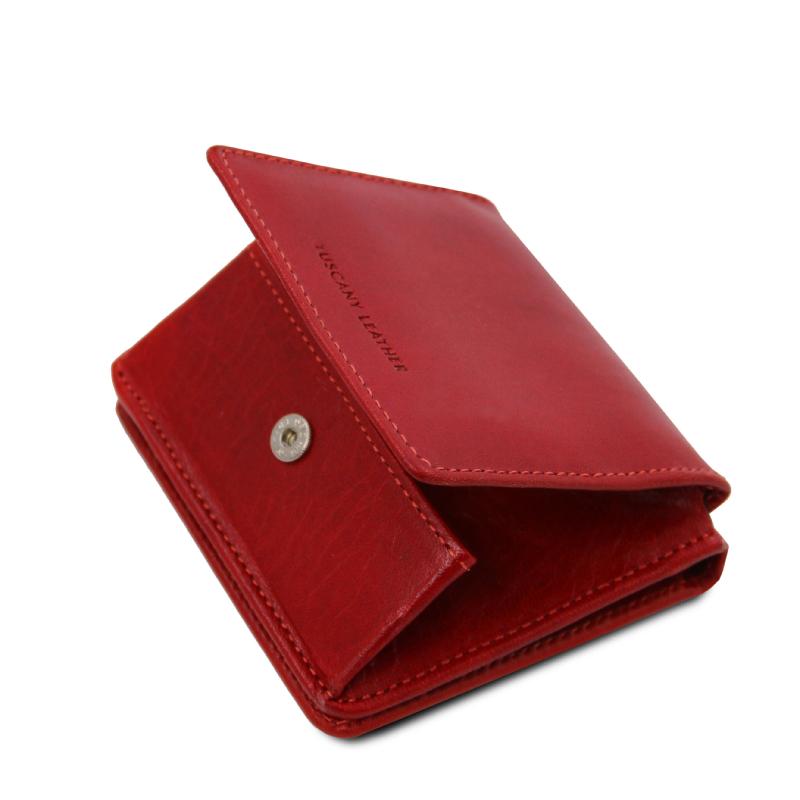 Γυναικείο πορτοφόλι δερμάτινο tl142059   Κόκκινο   Λεπτομέρεια