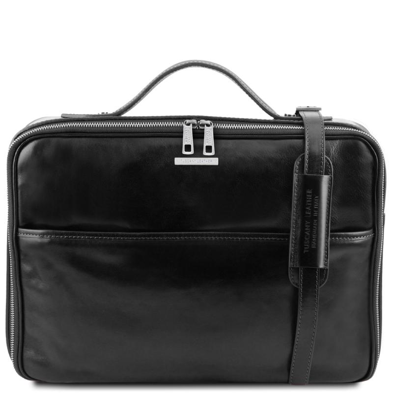 Τσάντα laptop Δερμάτινη vicenza   tl141240   Μαύρο