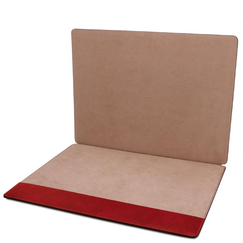 Δερμάτινο Ανοιγόμενο Desk Pad - TL142054 - Κόκκινο - Εσωτερικό