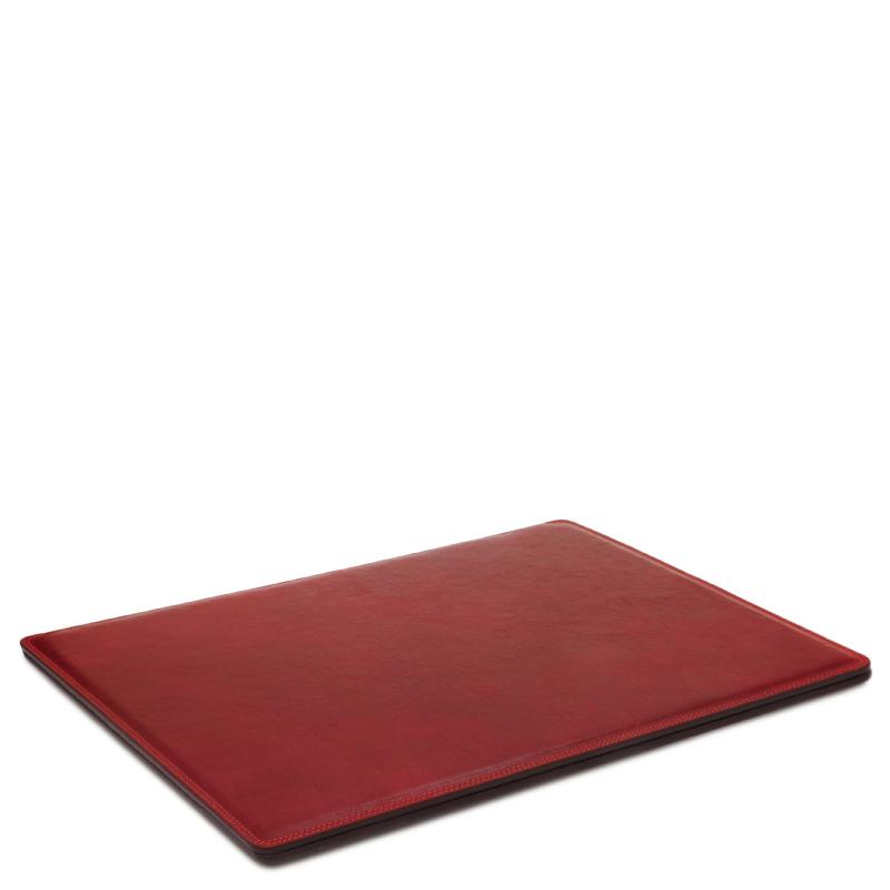 Δερμάτινο Ανοιγόμενο Desk Pad - TL142054 - Κόκκινο - Πλάγια όψη