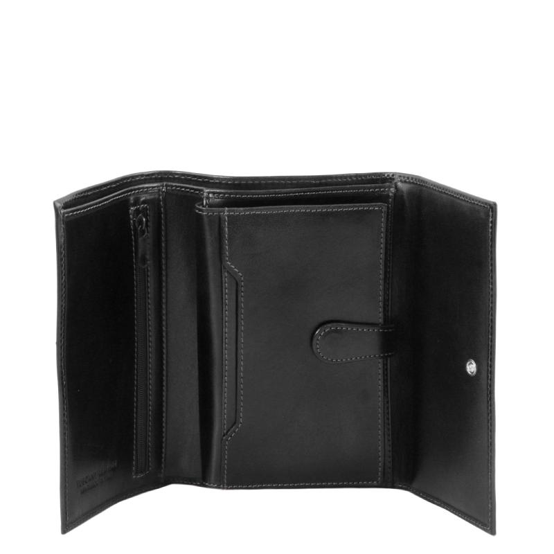 Γυναικείο πορτοφόλι δερμάτινο   tl140796   Μαύρο   Εσωτερικό(2)