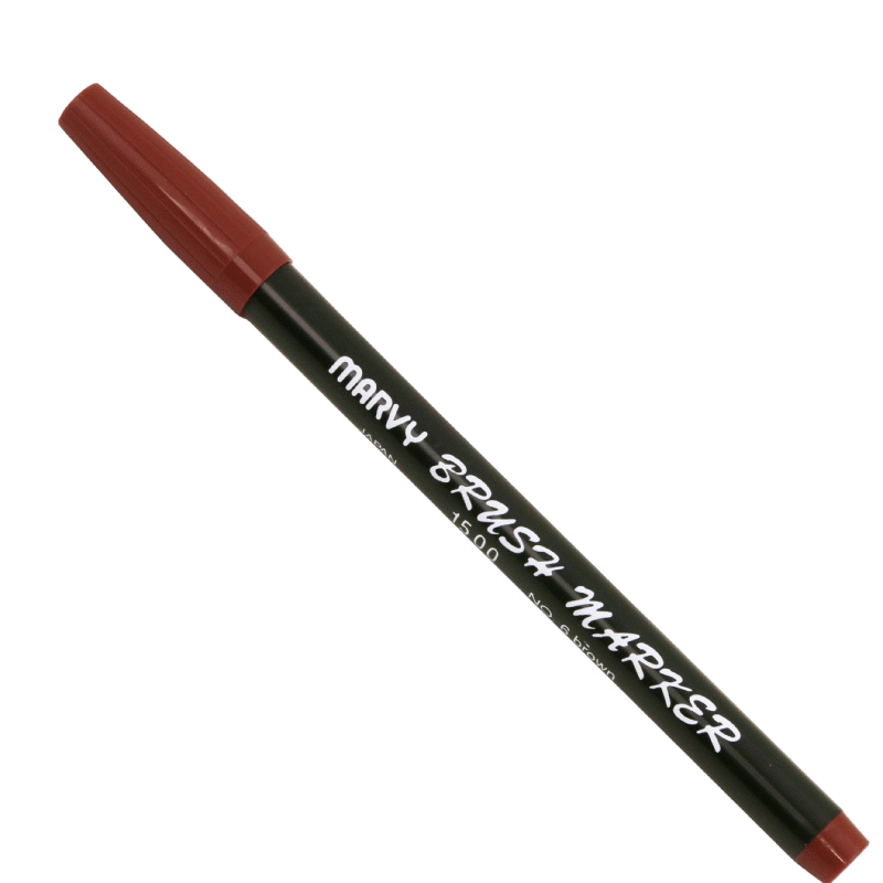 Brush marker   Μαρκαδόρος βαφής για γρατζουνιές   brush marker   tl141530   Καφέ