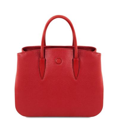 Γυναικεία Τσάντα Δερμάτινη Camelia - TL141728 - Κόκκινο lipstick