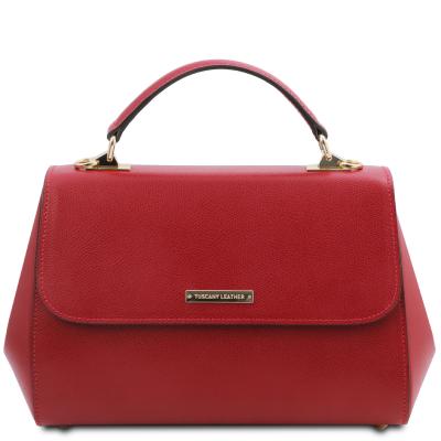 Γυναικεία τσάντα δερμάτινη - TL142077 - Κόκκινο