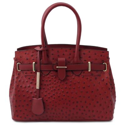 Γυναικεία τσάντα δερμάτινη tl142120   Κόκκινο