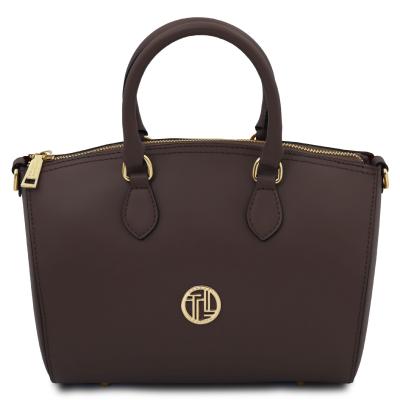 Γυναικεία Τσάντα Δερμάτινη Layla - TL142399 - Καφέ Σοκολά
