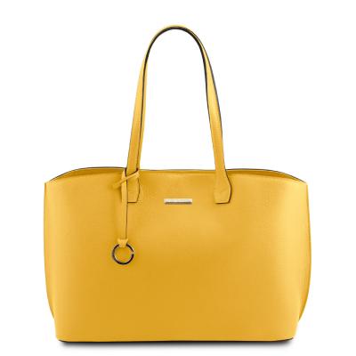 Γυναικεία Τσάντα Ώμου Δερμάτινη tl141828   Κίτρινο