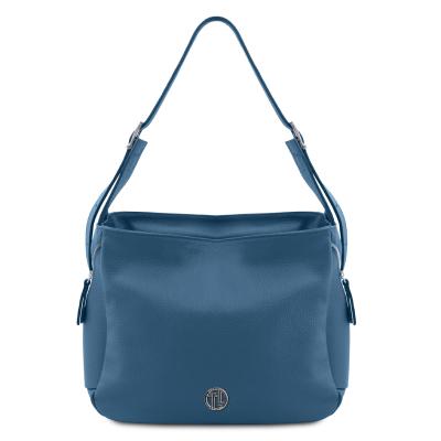 Γυναικεία Τσάντα Ώμου Δερμάτινη Charlotte - TL142362 - Μπλε
