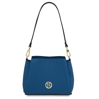 Γυναικεία Τσάντα Ώμου Δερμάτινη Abby TL142500 - Denim