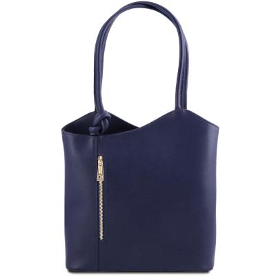 Γυναικεία τσάντα ώμου / πλάτης TL141455 - Μπλε σκούρο