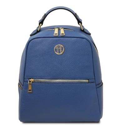 Γυναικεία Τσάντα Πλάτης Δερμάτινη Prisma - TL142483 - Denim
