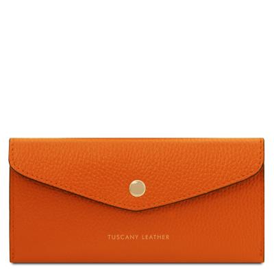 Γυναικείο Πορτοφόλι Δερμάτινο TL142322 - Πορτοκαλί