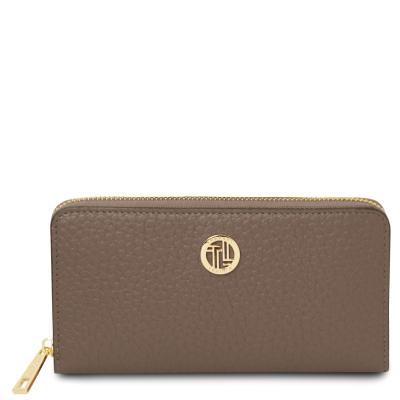 Γυναικείο Πορτοφόλι Δερμάτινο Financier II - TL142494 - Σταχτί σκούρο