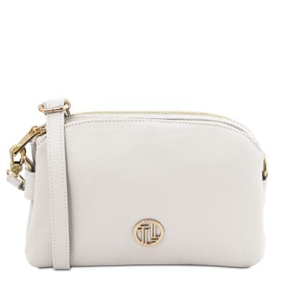 Γυναικείο Τσαντάκι Δερμάτινο Lily - TL142375 - Λευκό