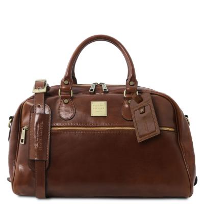 Σάκος Ταξιδίου Δερμάτινος TL141405 Small Size - TL141405 - Καφέ