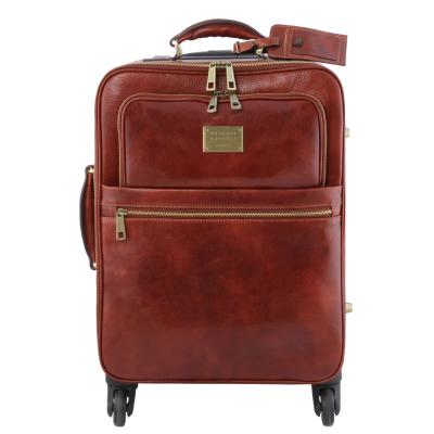 Βαλίτσα Δερμάτινη με ροδάκια (trolley) tl141911 