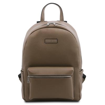 Αντρική Τσάντα Πλάτης Δερμάτινη Dakota - TL142333 - Σταχτί σκούρο